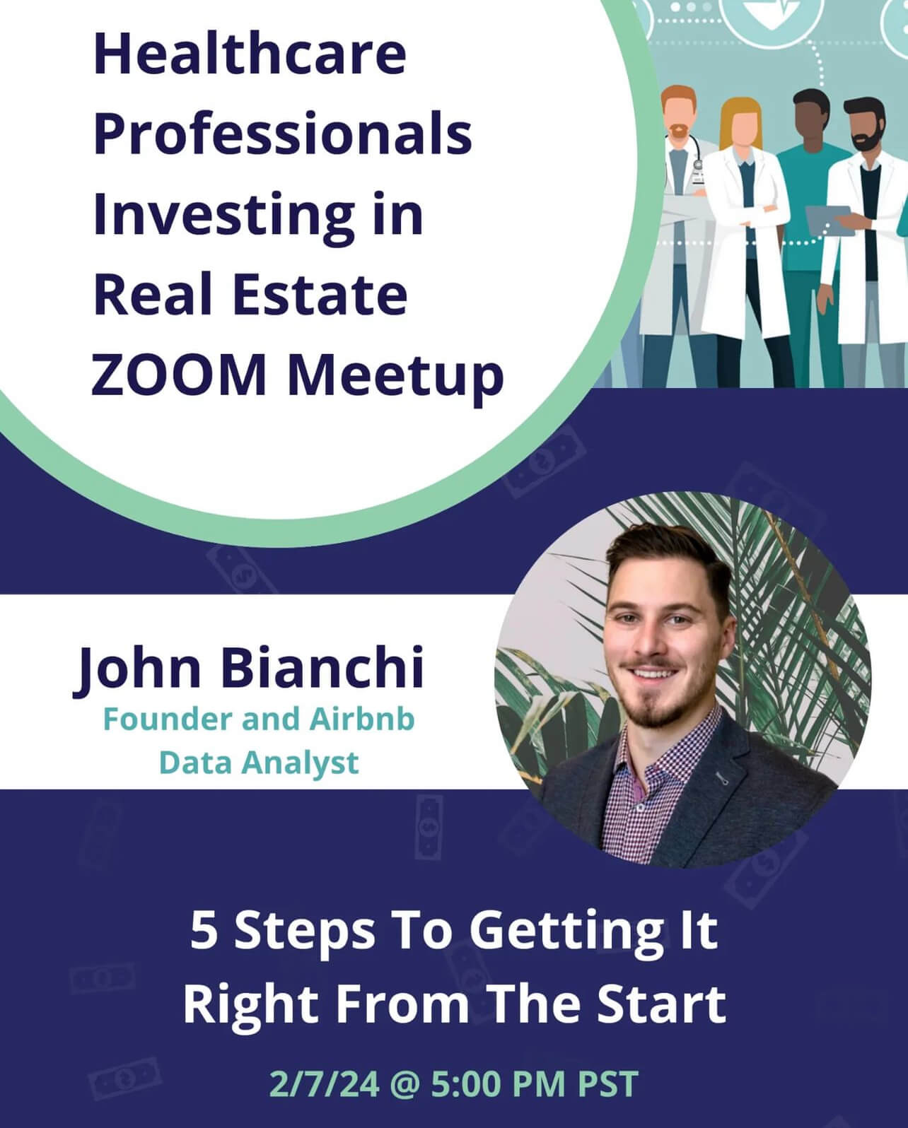 Healthcare Professionals Investing in Real Estate ZOOM Meetup