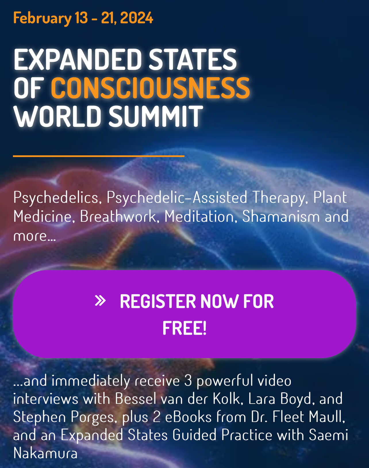 Expanded States of Consciousness World Summit