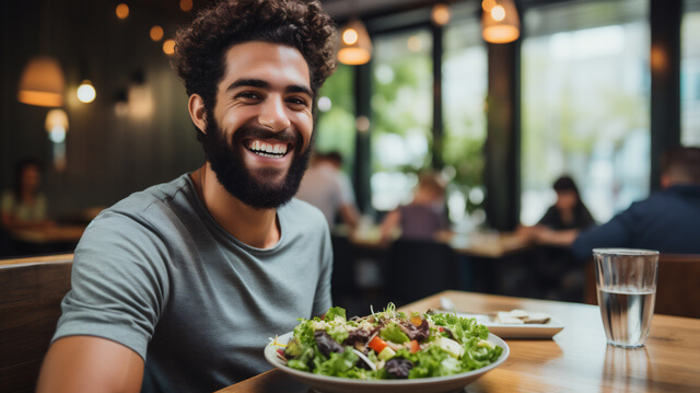 Feeling Anxious? What You Eat Can Help | Man with Salad