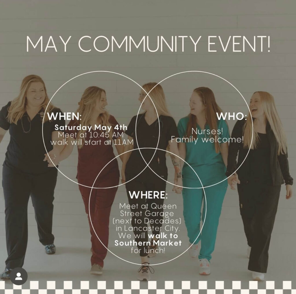 May Community Event for Nurses: Rekindled Nurse