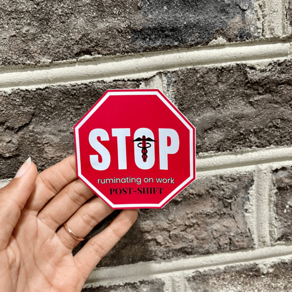 STOP Ruminating Sticker