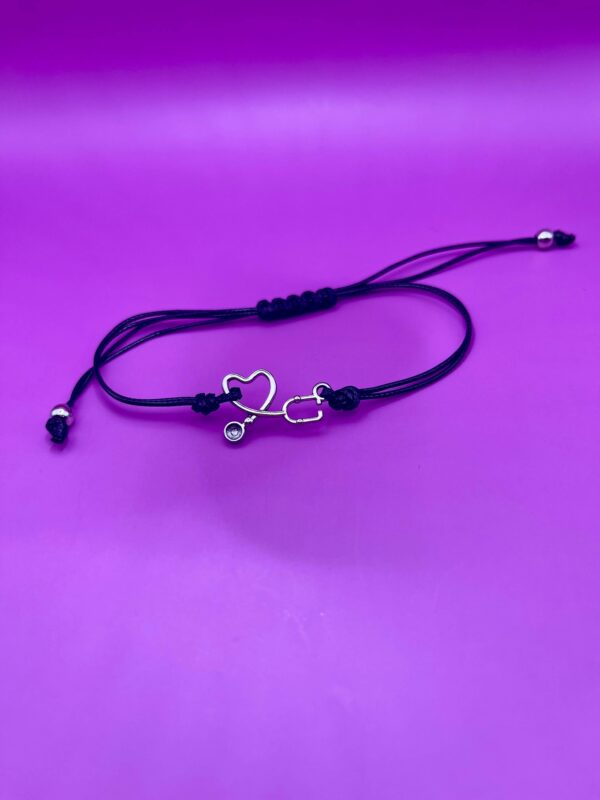 Birthstone Stethoscope Adjustable Bracelet