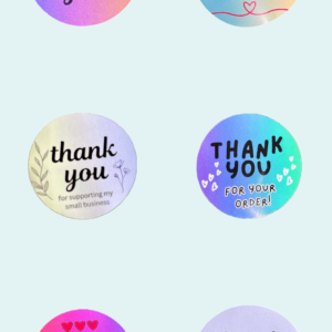 Generic Thank You Stickers - Business Edition