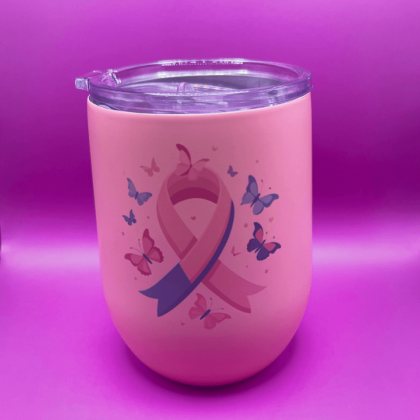 Breast Cancer Awareness Stainless Steel Tumbler