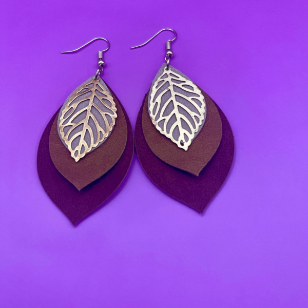 Golden Leaf Luxe Earrings