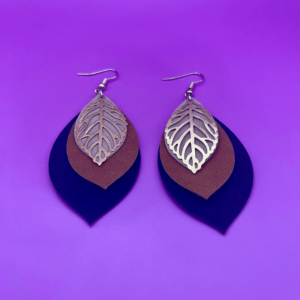 Golden Leaf Luxe Earrings