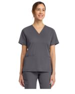 Healing Hands Scrubs: Gray/Pewter